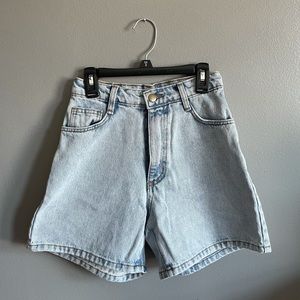 Brand new Los Angeles apparel high waist denim shorts size 24